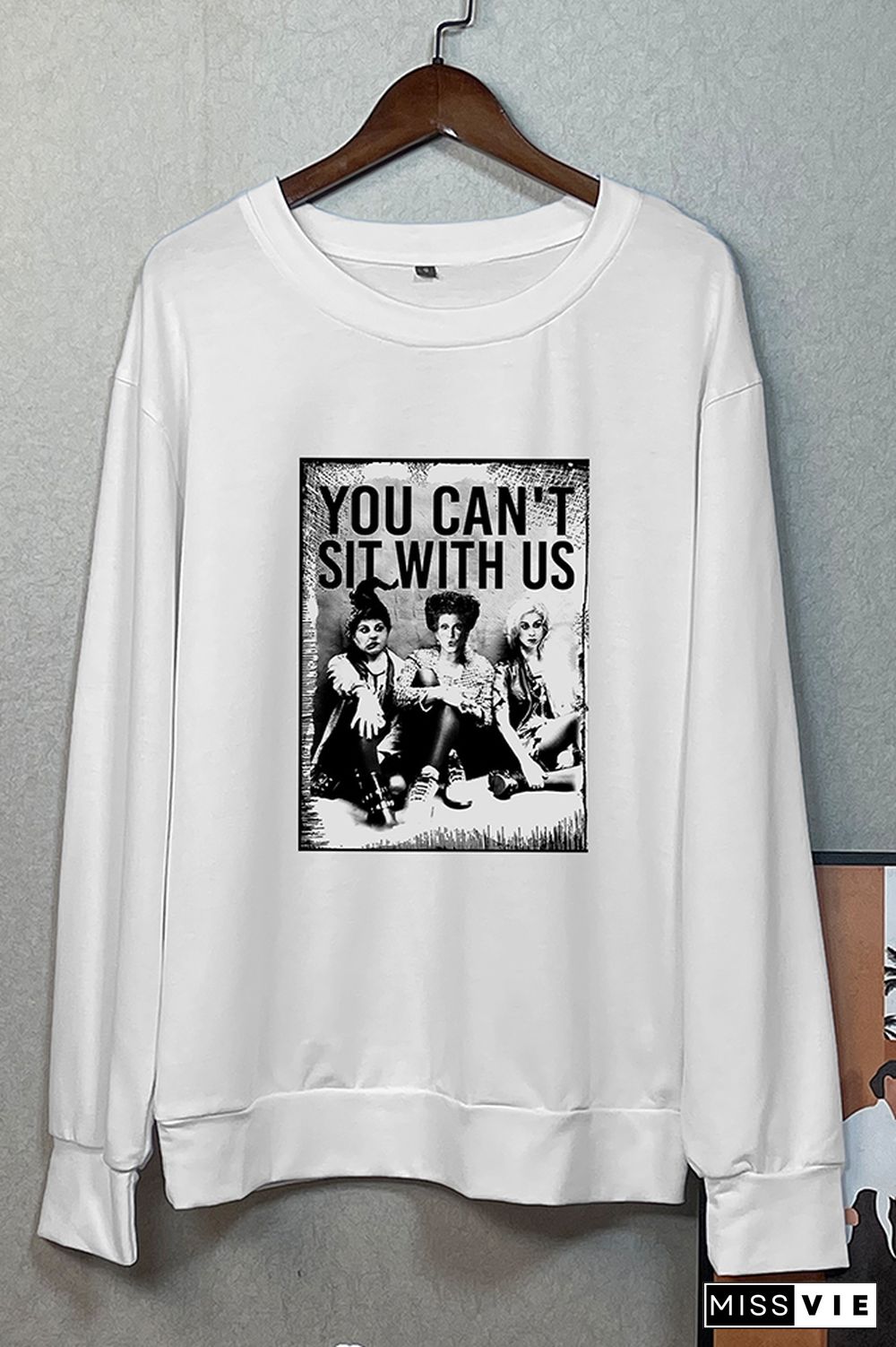 You Can't Sit With Us Halloween Crewneck Sweatshirt Wholesale