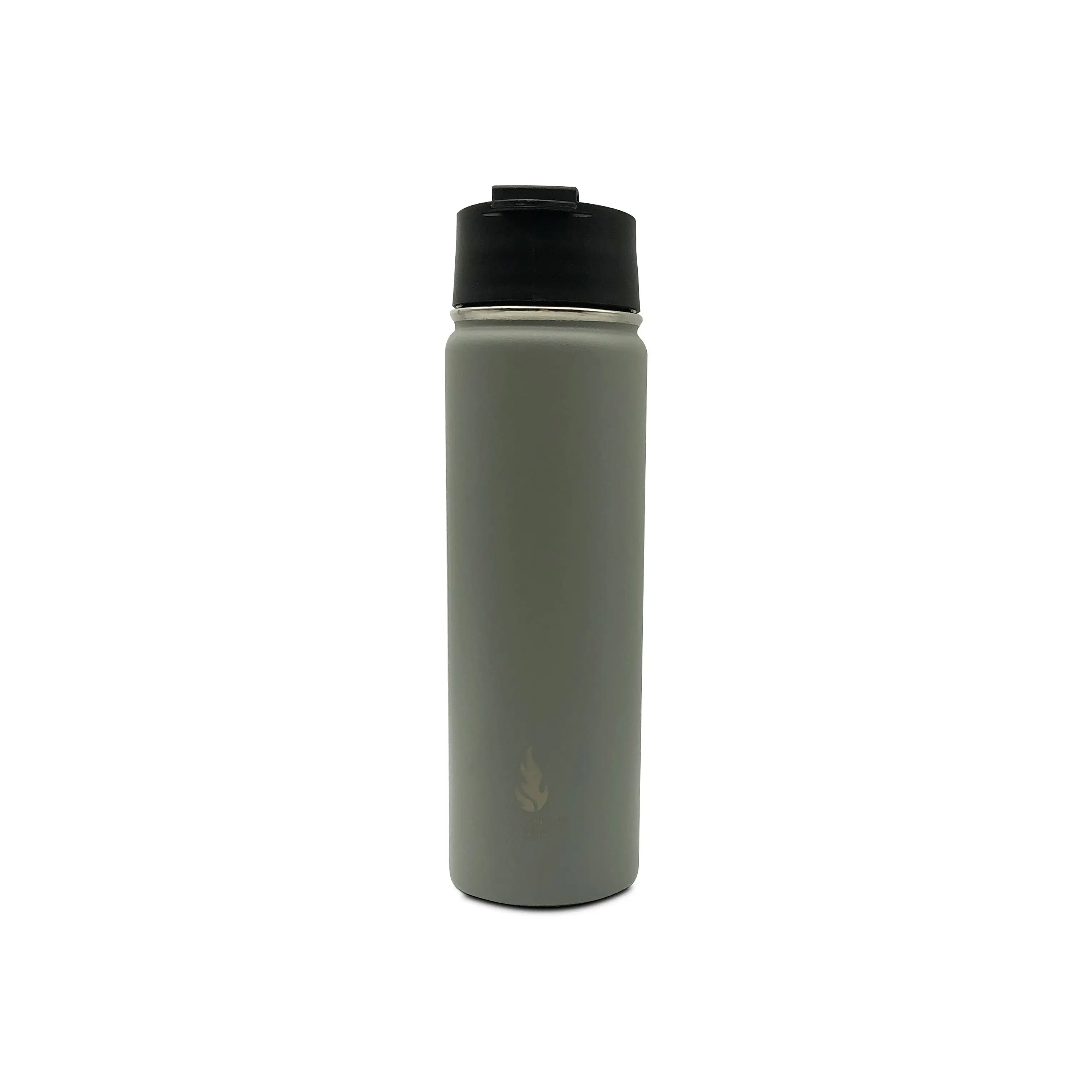 Custom 650ML 23oz Hiking Bottle Insulated Stainless Steel Vacuum Flask SUS 304 Double Wall Lid with Clamshell to Drink Water