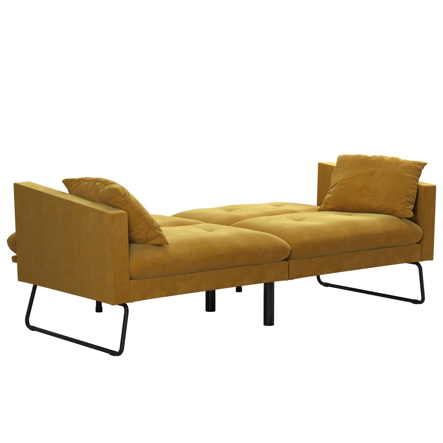 Mr. Kate Stella Vintage Inspired Velvet Futon