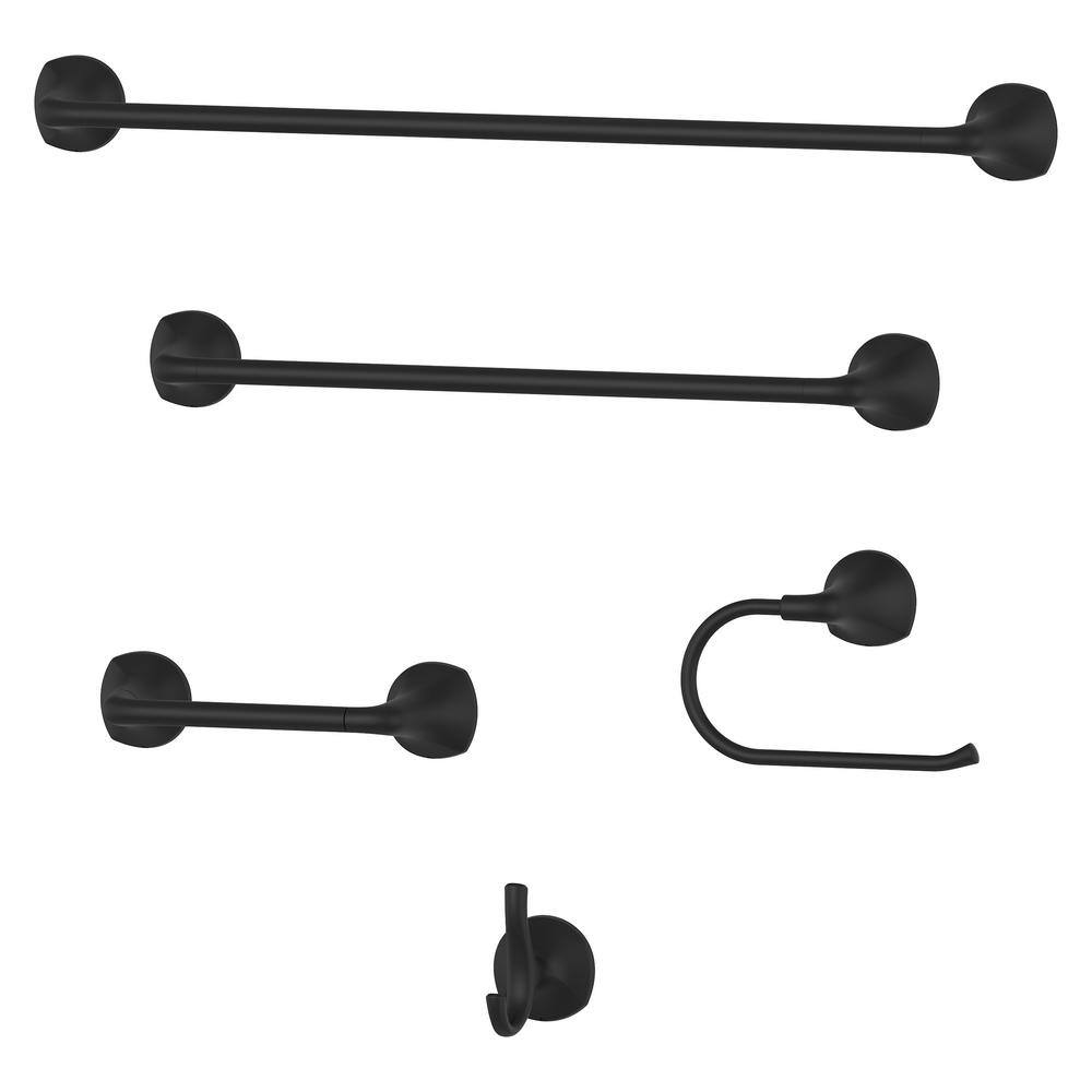 Pfister Ladera 18 in. Towel Bar in Matte Black BTB-LR1B