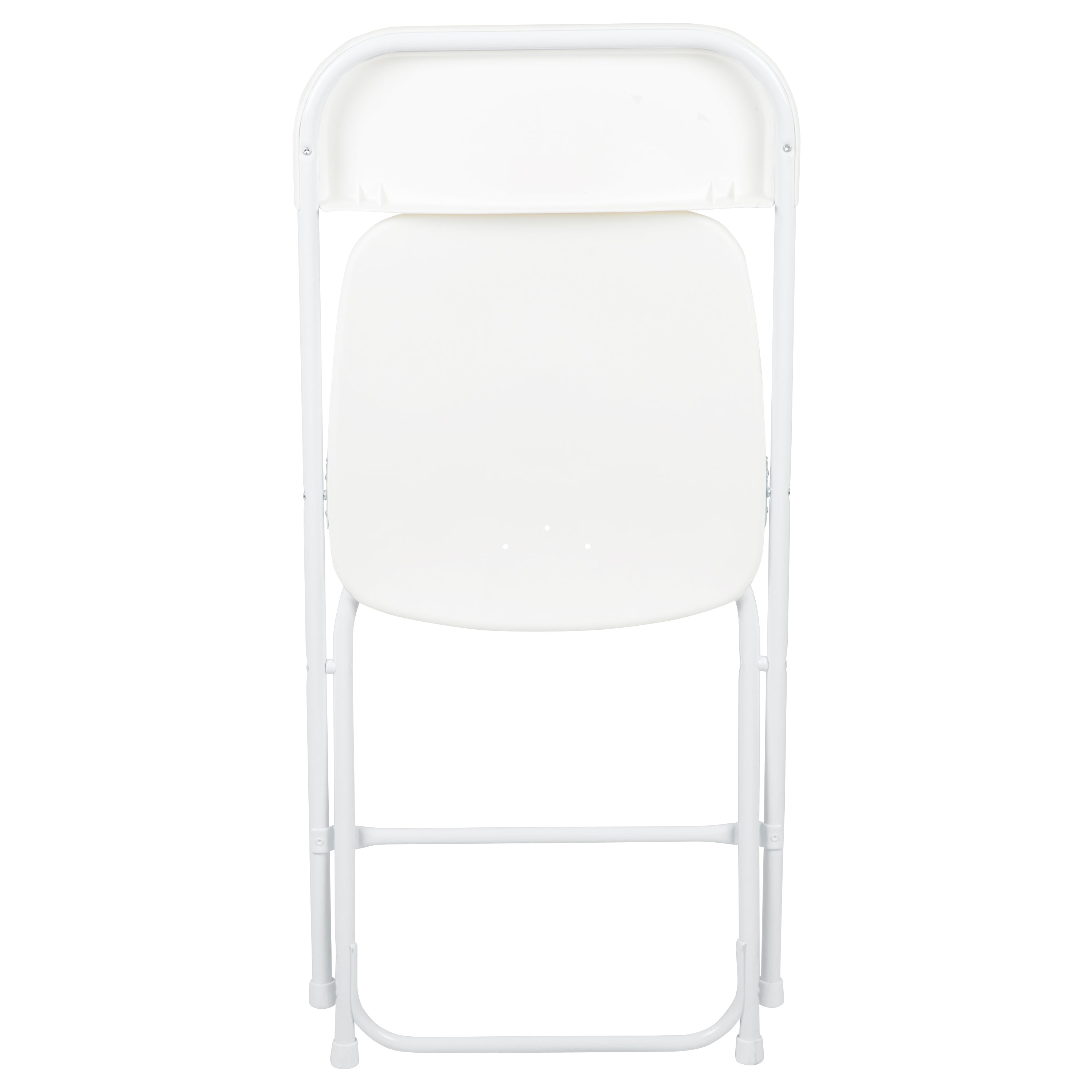 Flash Furniture Hercules™ Series Plastic Folding Chair - White - 6 Pack 650LB Weight Capacity Comfortable Event Chair-Lightweight Folding Chair