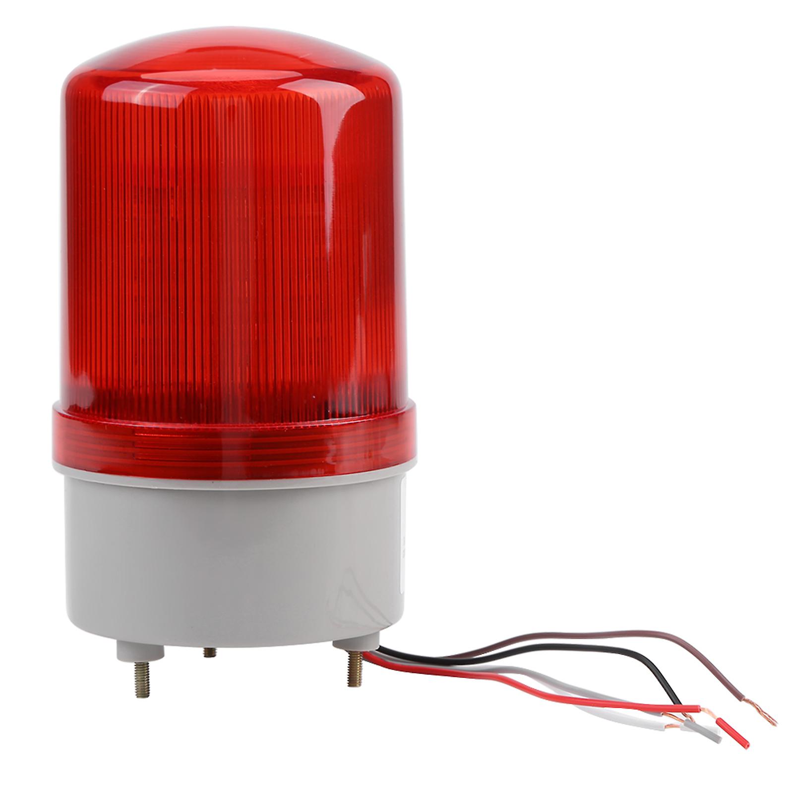 1pc Red Led Emergency Warning Lighting Bulb Rotating Beacon Lamp Ac220v