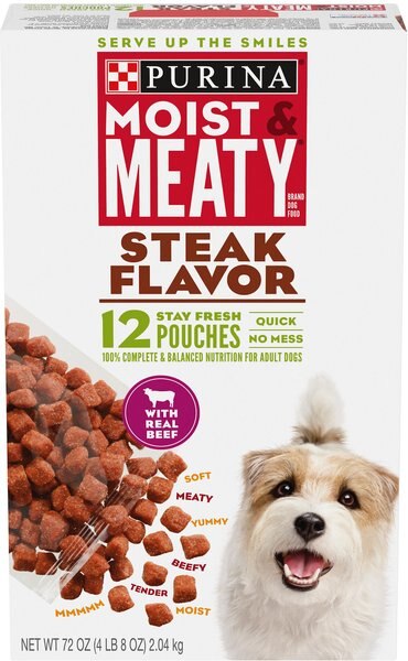 Moist and Meaty Steak Flavor Dry Dog Food