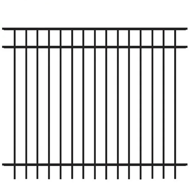 Chinese supply aluminum fence with gate pool use aluminum privacy fence