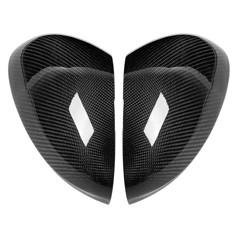 2pcs Carbon Fiber Backup Mirror Cover Fit For Alfa Romeo Giulia All Model 2016-2019