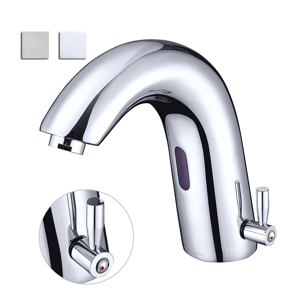 Aquaterior Touchless Lavatory Sink Faucet Hot & Cold 7