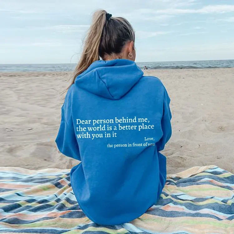 'Dear Person Behind Me' Sweatshirt(Buy 2 Get Free Shipping)