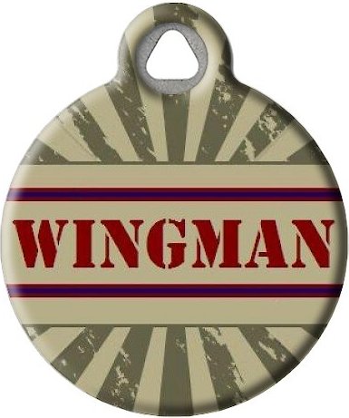 Dog Tag Art Wingman Personalized Dog and Cat ID Tag