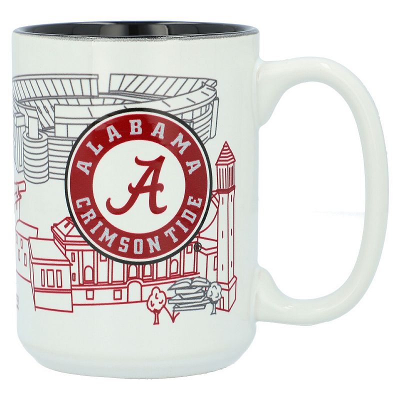 Alabama Crimson Tide 15oz. Campus Line Art Mug