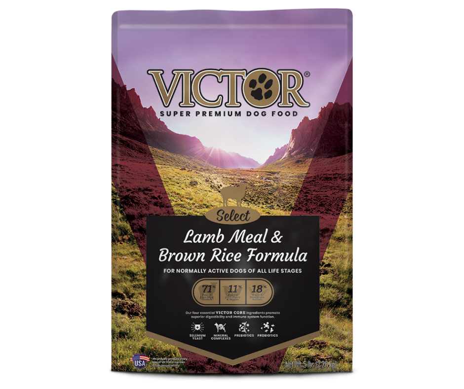 Victor - All Dog Breeds， All Life Stages Lamb Meal and Brown Rice Recipe