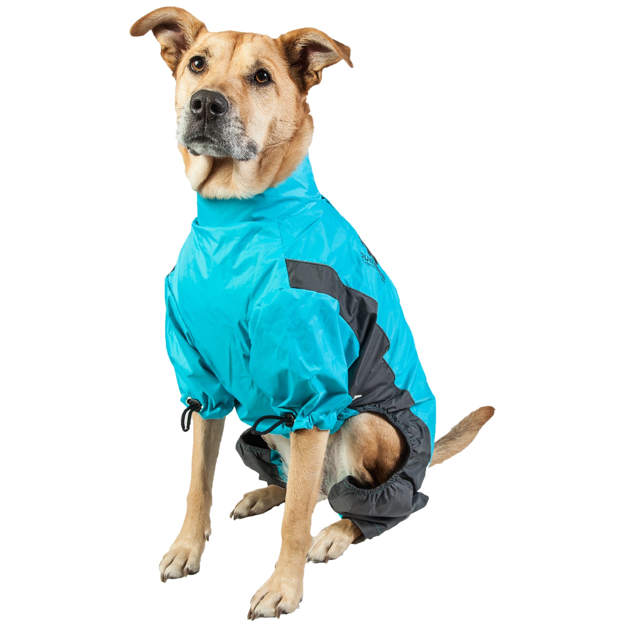 Touchdog Blue Quantum-Ice Full-Bodied Adjustable and 3M Reflective Dog Jacket， X-Small