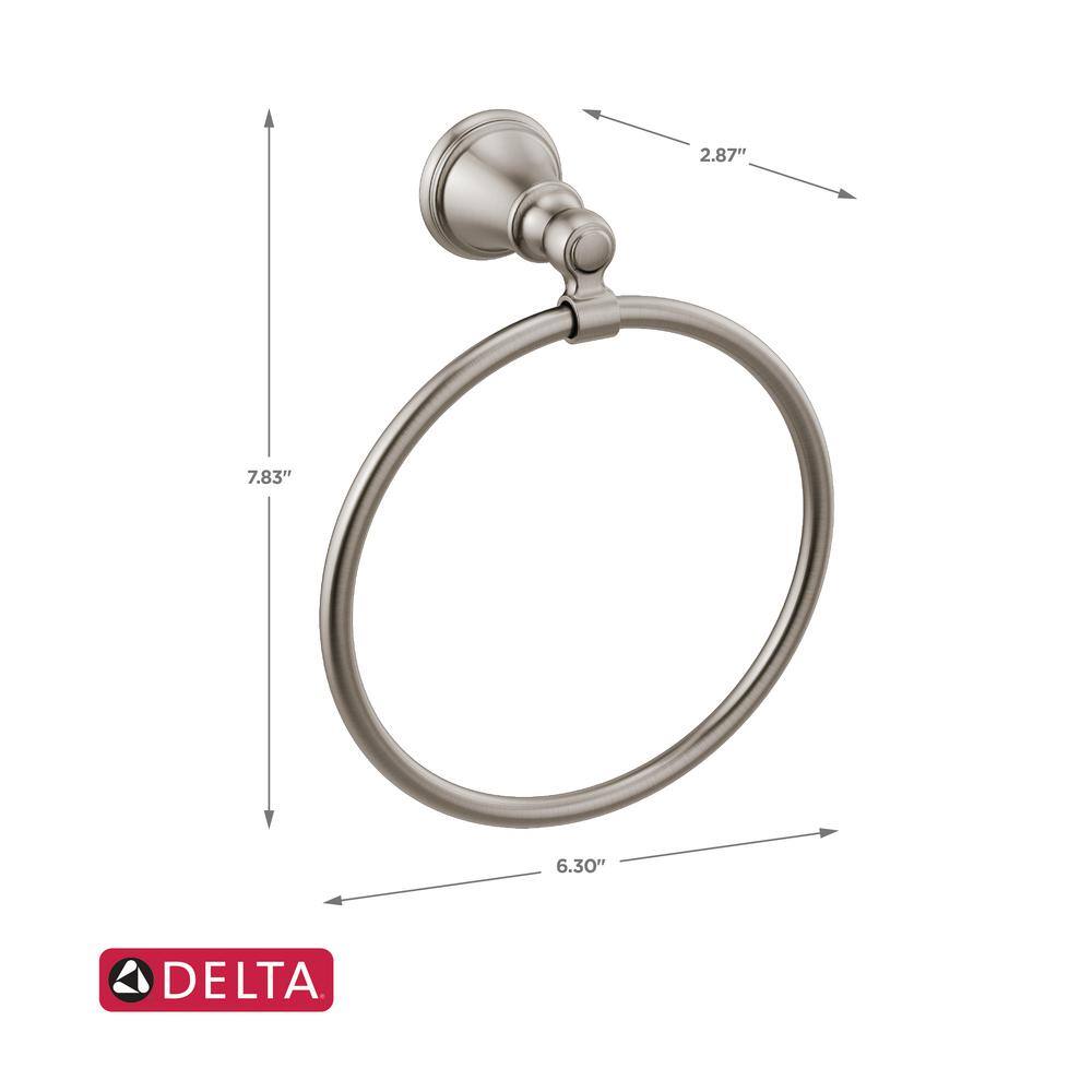 Delta Woodhurst Towel Ring in Brilliance Stainless 73246-SS