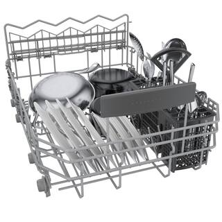 Bosch 800 Series 18 in. ADA Compact Top Control Dishwasher in Stainless Steel with Stainless Steel Tub and 3rd Rack 44dBA SPX68B55UC