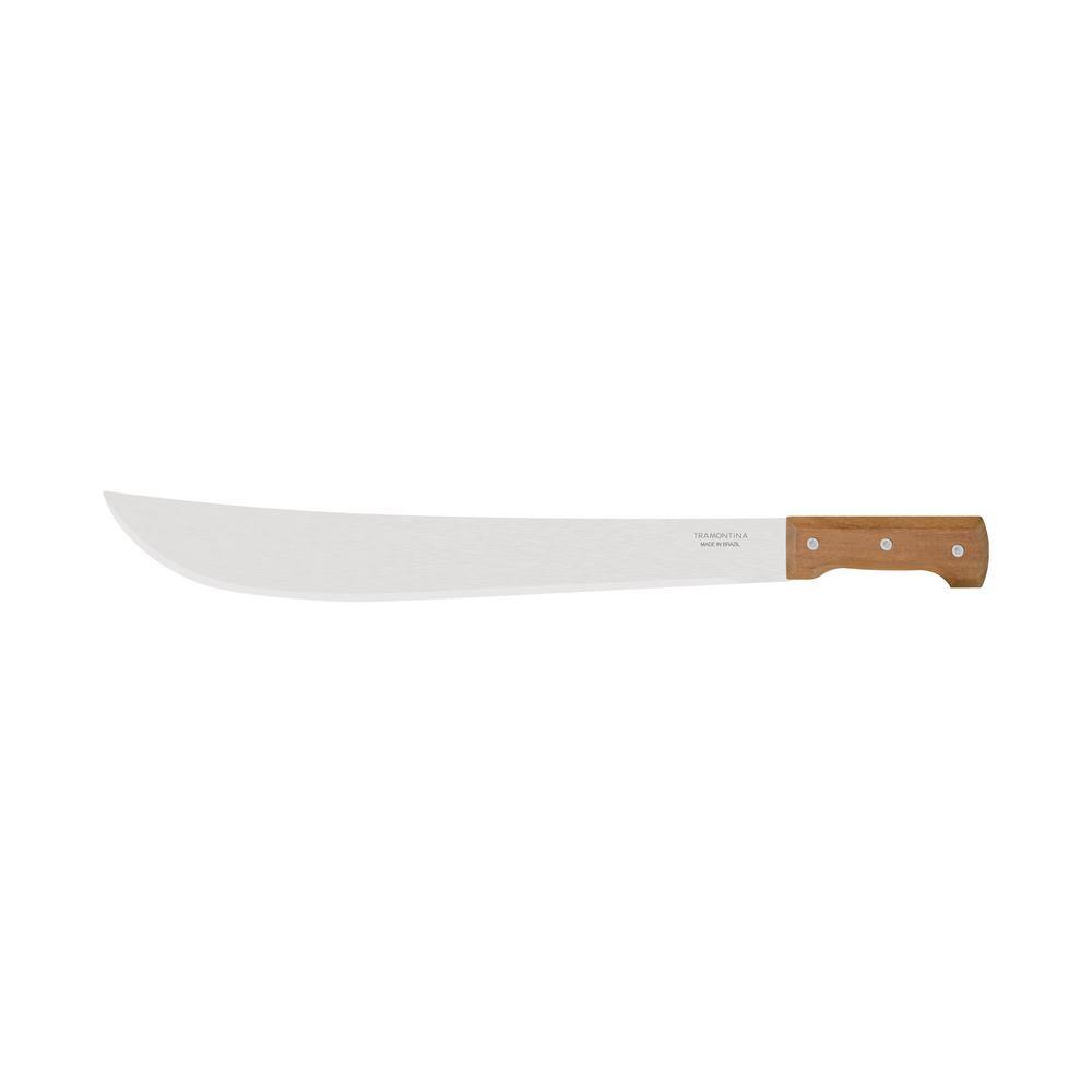 Tramontina 18 in. Machete with Carbon Steel Blade and Wood Handle with Nylon Sheath 26621218