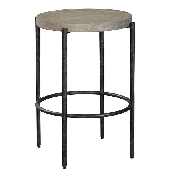 Hekman Counter Stool with Forged Legs