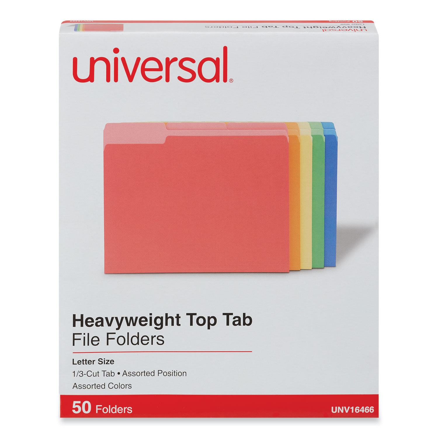 Deluxe Heavyweight File Folders by Universalandreg; UNV16466