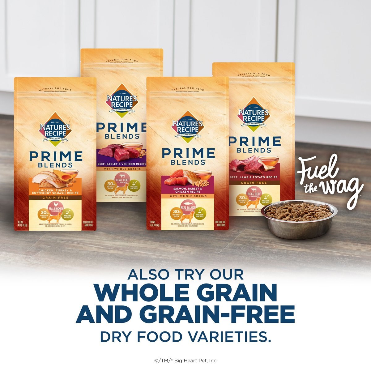 Nature's Recipe Prime Blends Variety Pack Wet Dog Food， 2.75-oz， case of 12