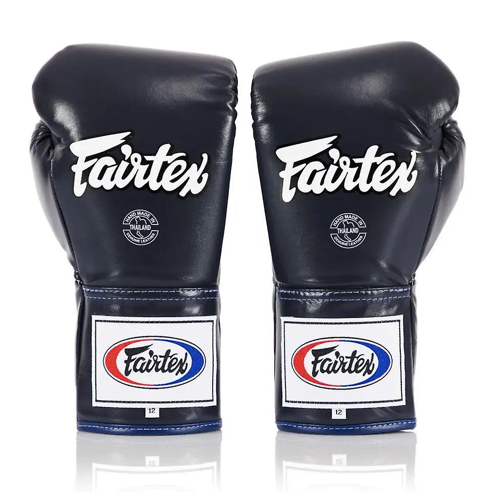 Fairtex lace-up boxing gloves - red