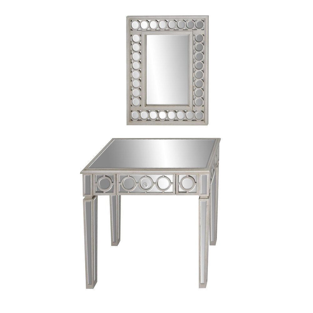 Grey MDF Glam Console Table (Set of 2)   S/2 31\