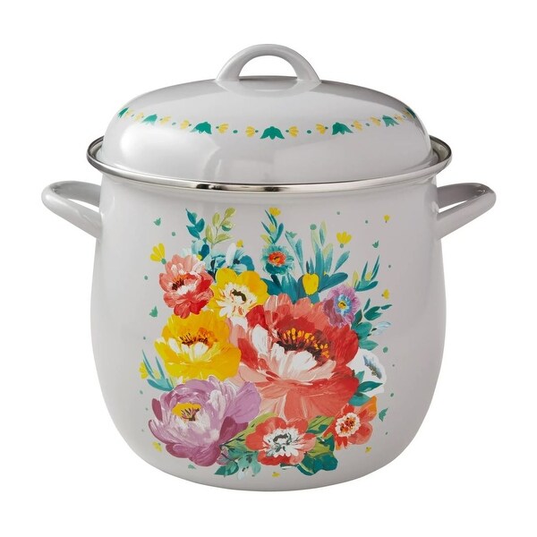 12-Quart Enamel on Steel Stock Pot