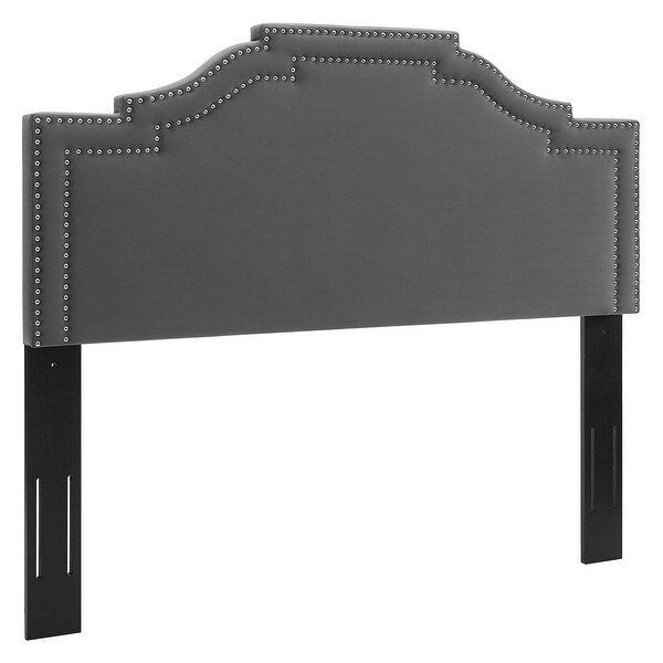 Lucia King/California King Performance Velvet Headboard - - 33066604