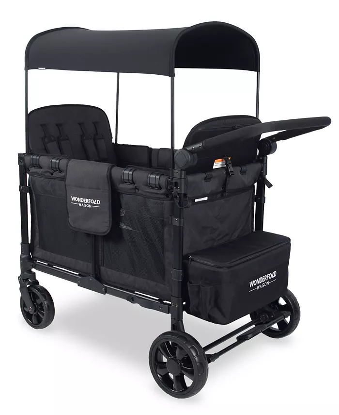 WonderFold Wagon W4 Elite Front Zippered Quad Stroller Wagon