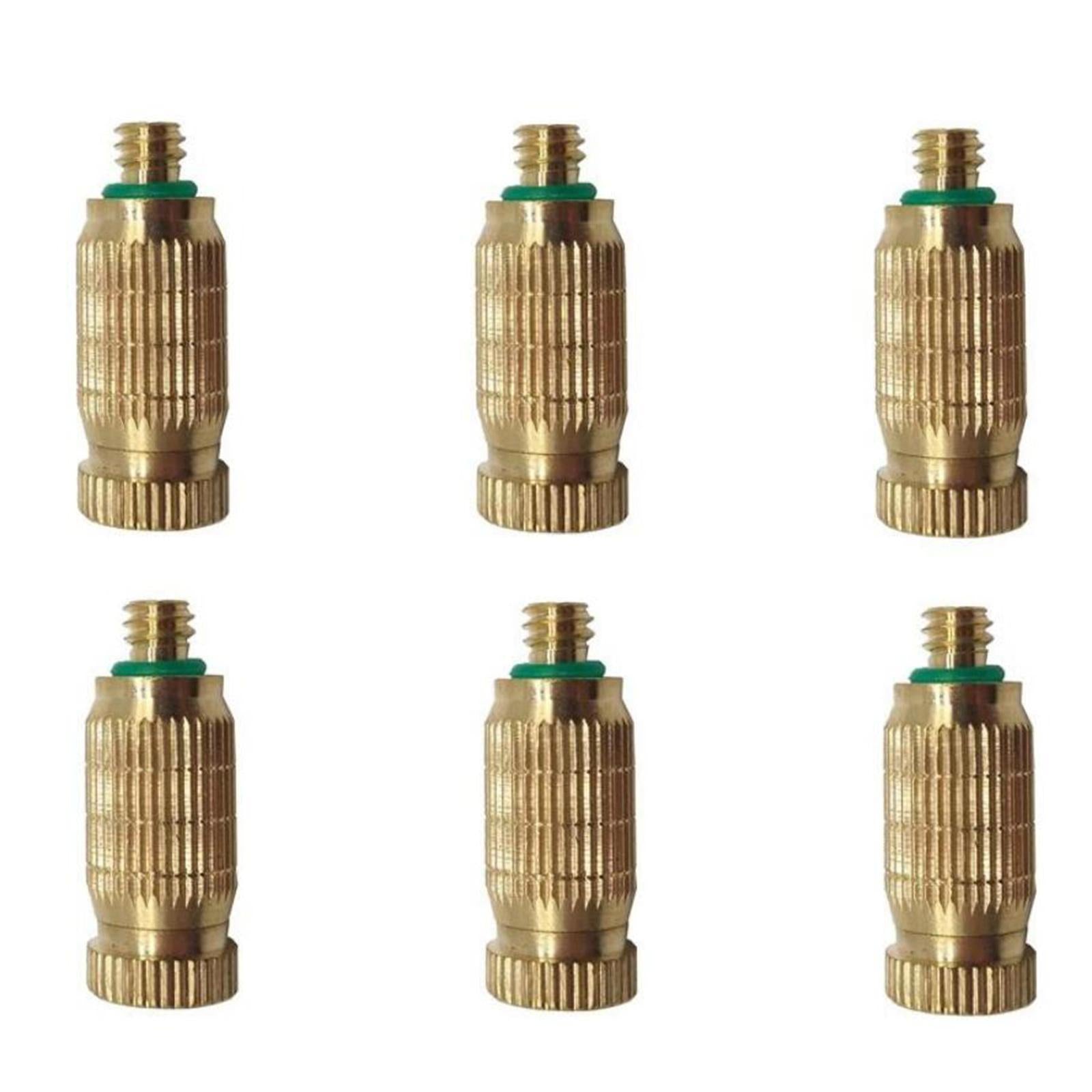 Brass Misting Nozzle Spray Head Garden Cooling System Sprinklers 0.2mm