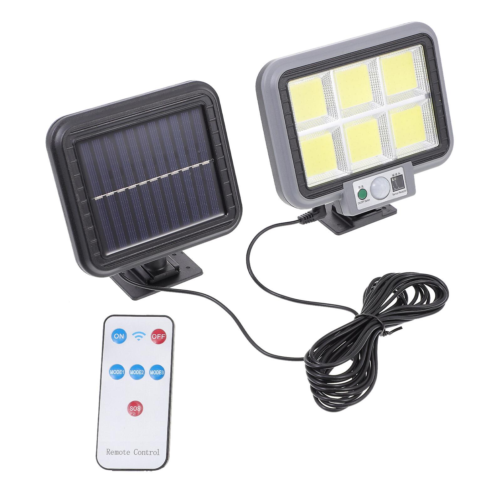 1 Set Of Split Solar Wall Lamp Induction Garden Lamp Outdoor Waterproof Lamp