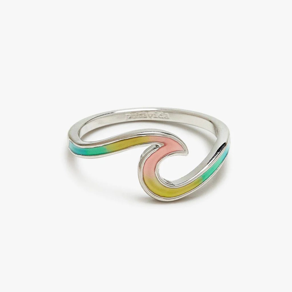 Pura Vida  Tie Dye Wave Ring