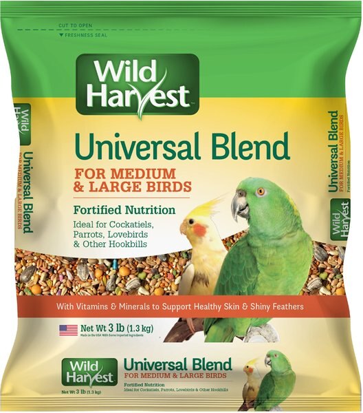 Wild Harvest Universal Blend Bird Food， 3-lb bag