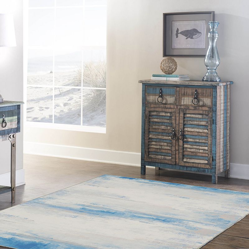 Linon Washable Tiana Area Rug