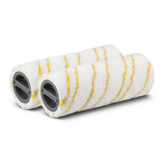 Karcher FC Floor Cleaner Microfiber Multi-Surface Replacement Roller - 2-Pack Yellow 2.055-006.0