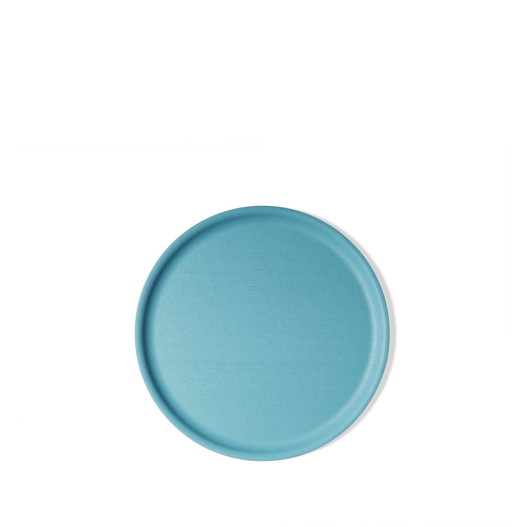 Small Round Tray in Foggy Blue – Soft, Subtle, and Stylish