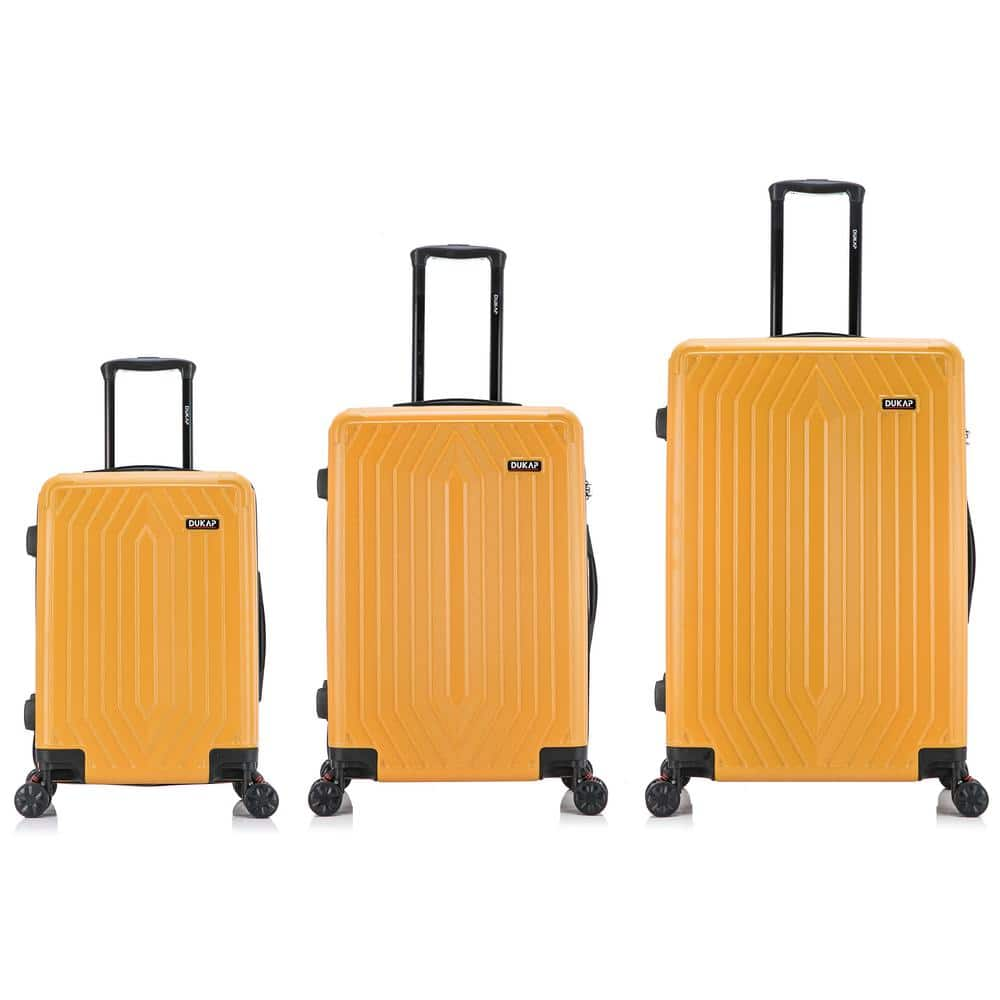 DUKAP Stratos Lightweight Hardside Spinner 3-Piece Luggage Set 20 in., 24 in., 28 in. in Terracota DKSTRSML-TER