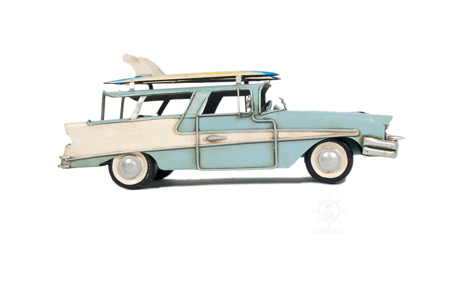 1957 Ford Country Squire Station Wagon Blue by Xoticbrands - Veronese Size (Small)