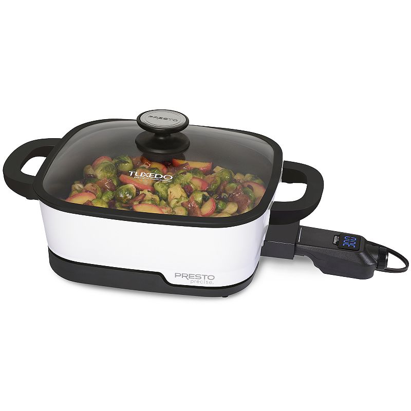 Presto Precise 12-in. Tuxedo Digital Precision Skillet Multi-Cooker