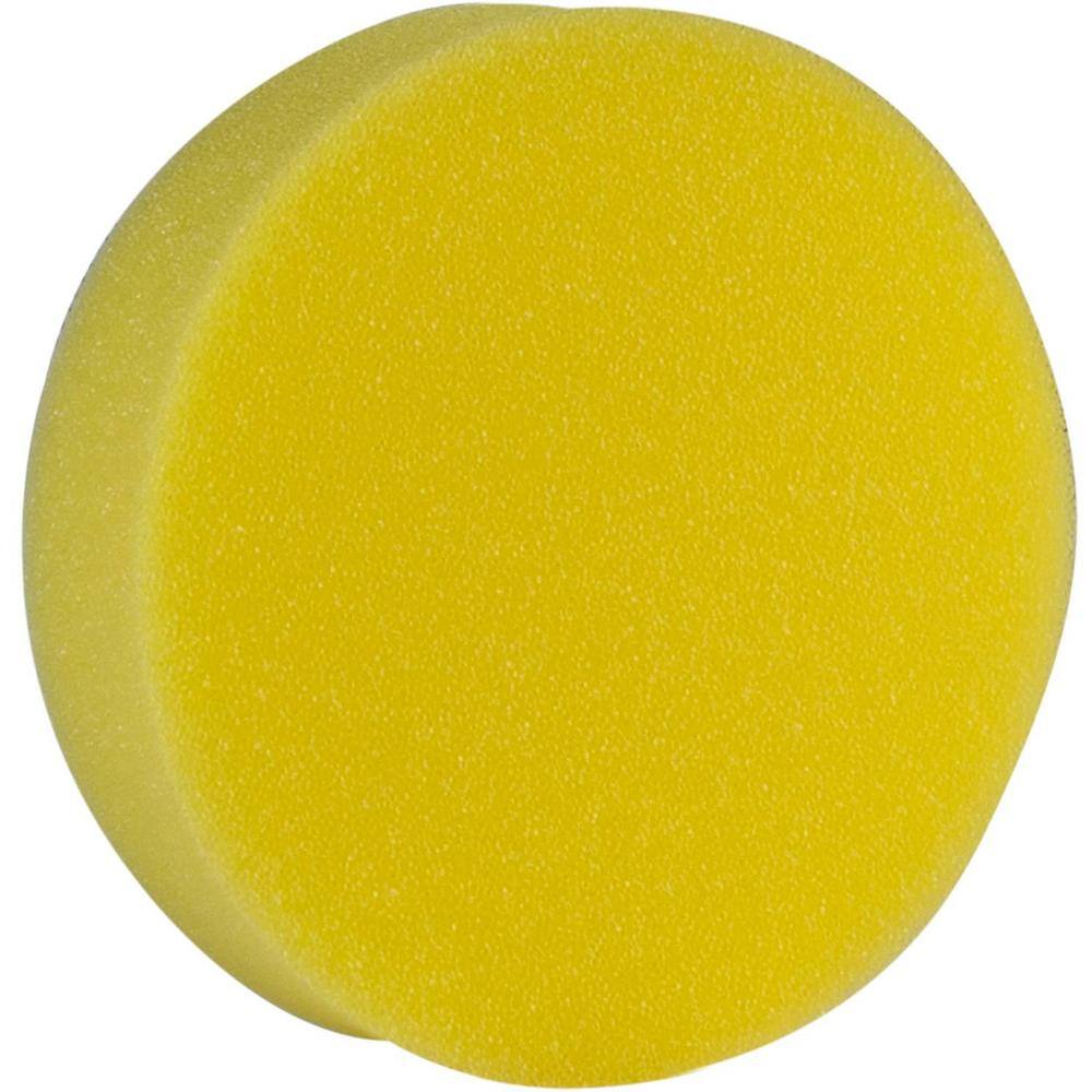 Makita 3 in. Hook and Loop Foam Polishing Pad Yellow 191N90-9