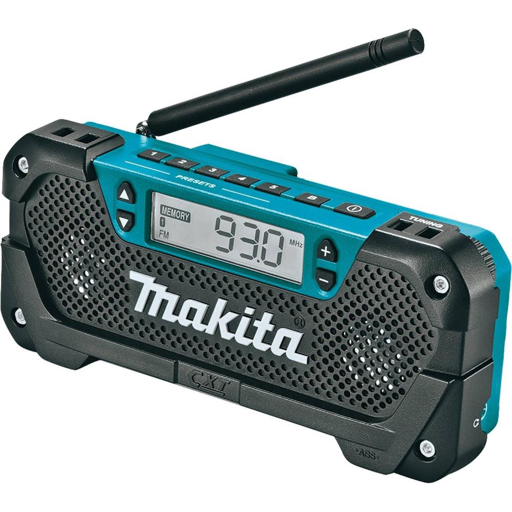 Makita 12 Volt CXT Lithium-Ion Cordless Compact Job Site Radio (Tool Only) RM02 from Makita