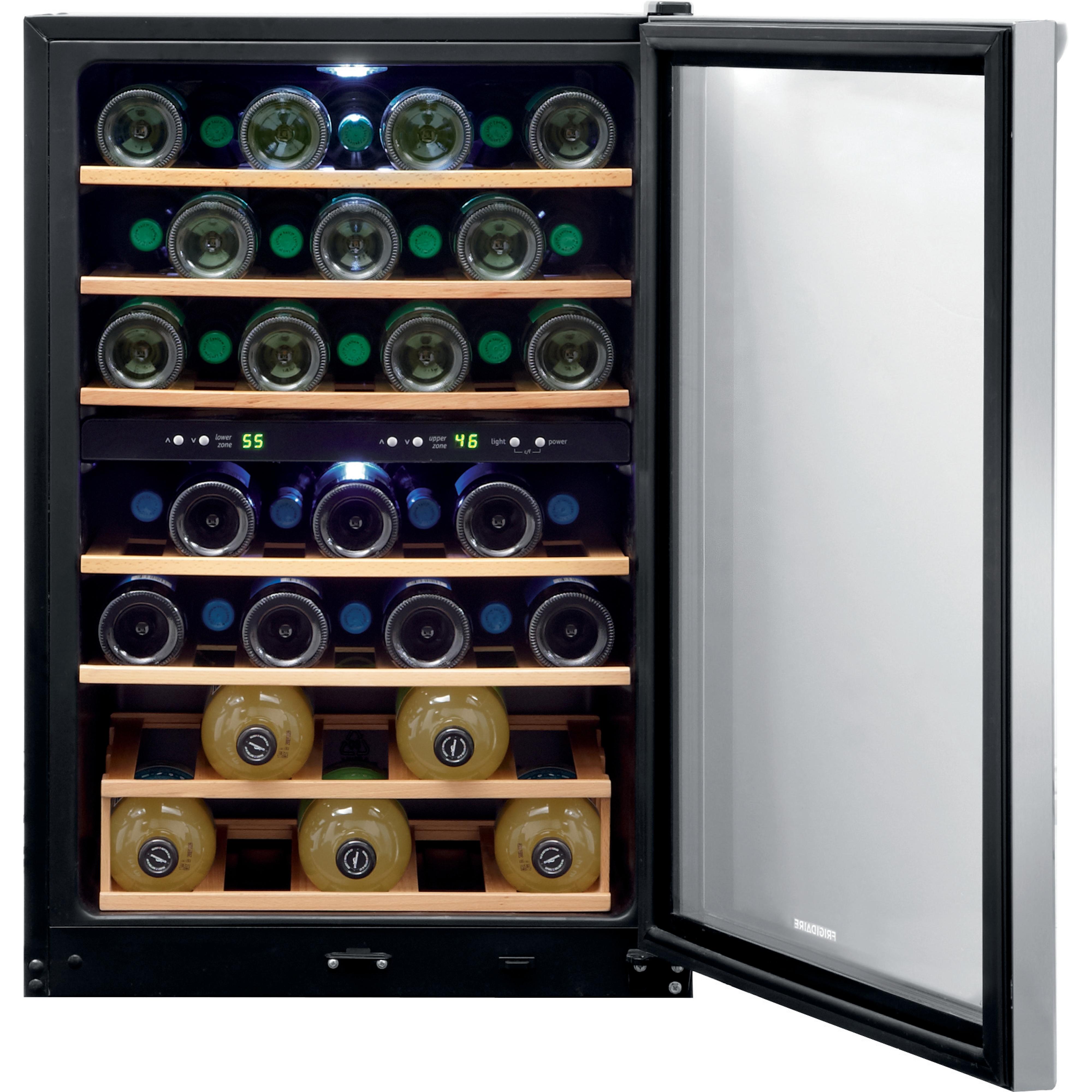 Frigidaire 45-Bottle Wine Cooler with 2 Temperature Zones FRWW4543AS