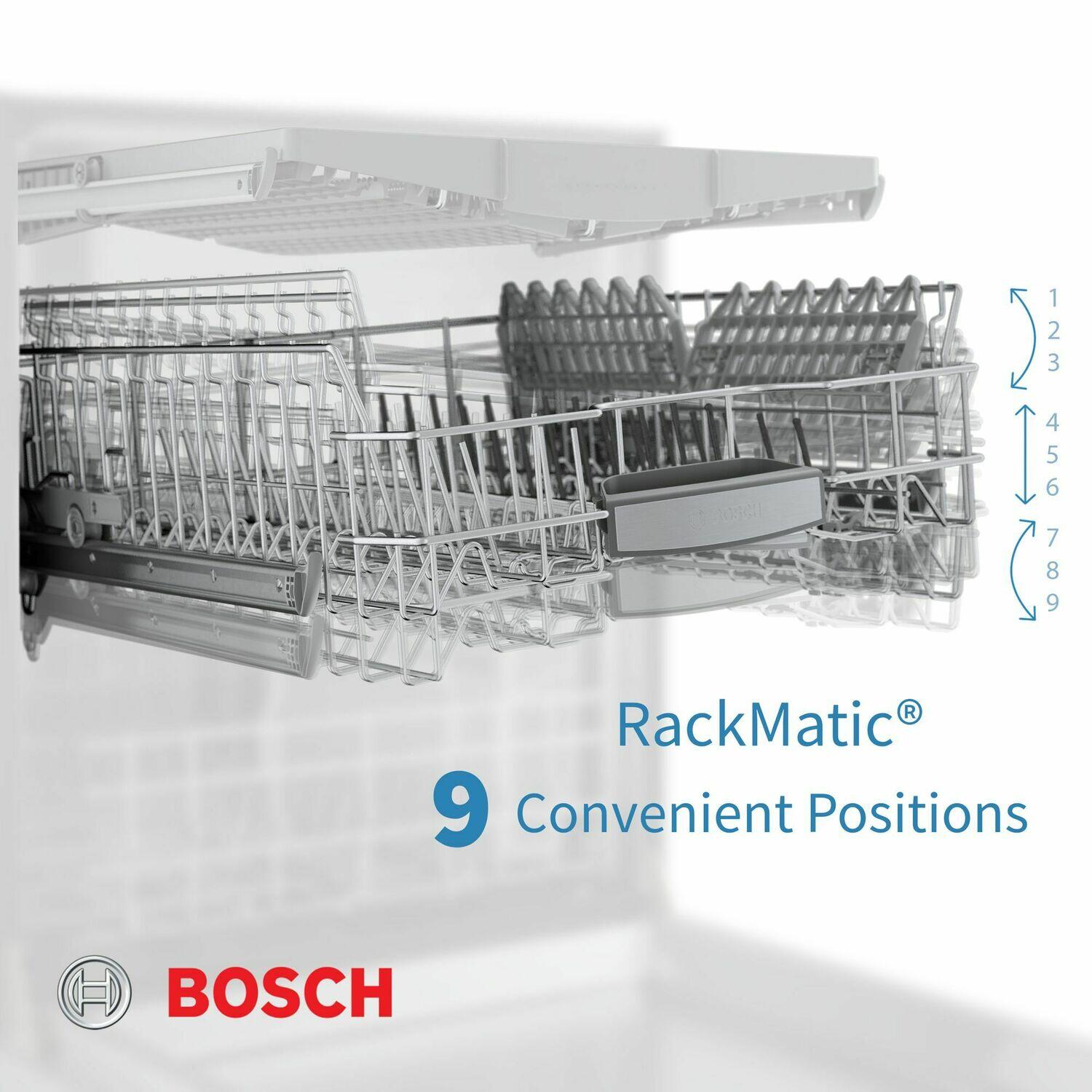 Bosch SPE68B55UC 800 Series Dishwasher 17 3/4'' Stainless Steel Spe68B55Uc