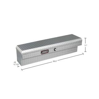 Crescent Jobox JOBOX 58-12 in. Long Aluminum Inner Side Box in Bright PAN1442000