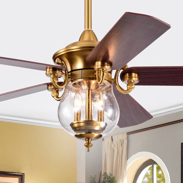 Anisma Anna 28 Inch Mid-Century Modern Style Lighted Ceiling Fan with Remote Shopping - The Best Deals on Ceiling Fans | 39452545