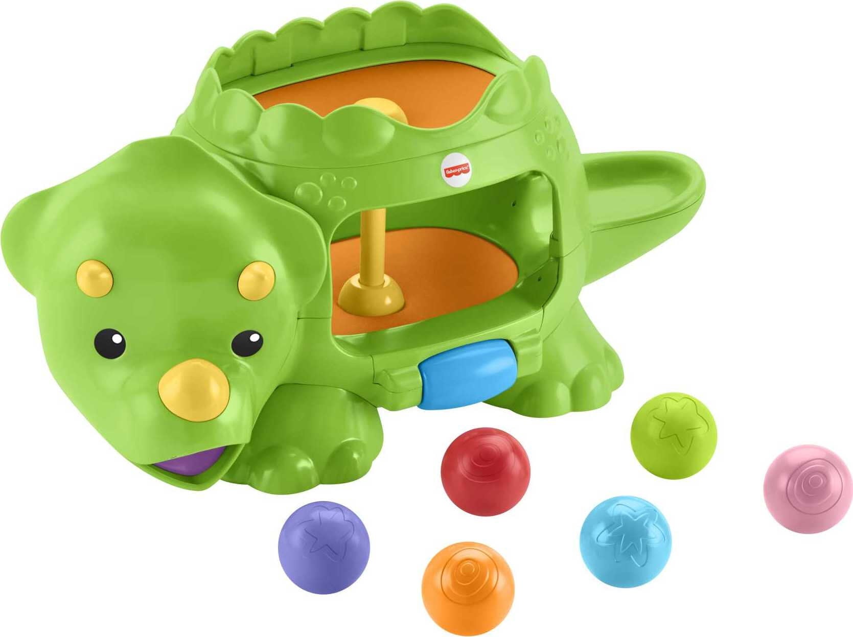 Fisher-Price Double Poppin' Dino with Silly Sounds and Music