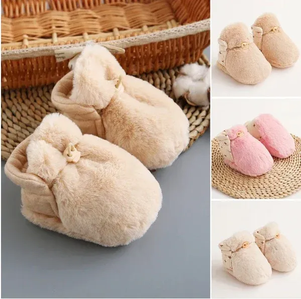 🔥BIG SALE - 49% OFF🔥🔥Baby Cartoon Plush Cotton Toddler Shoes