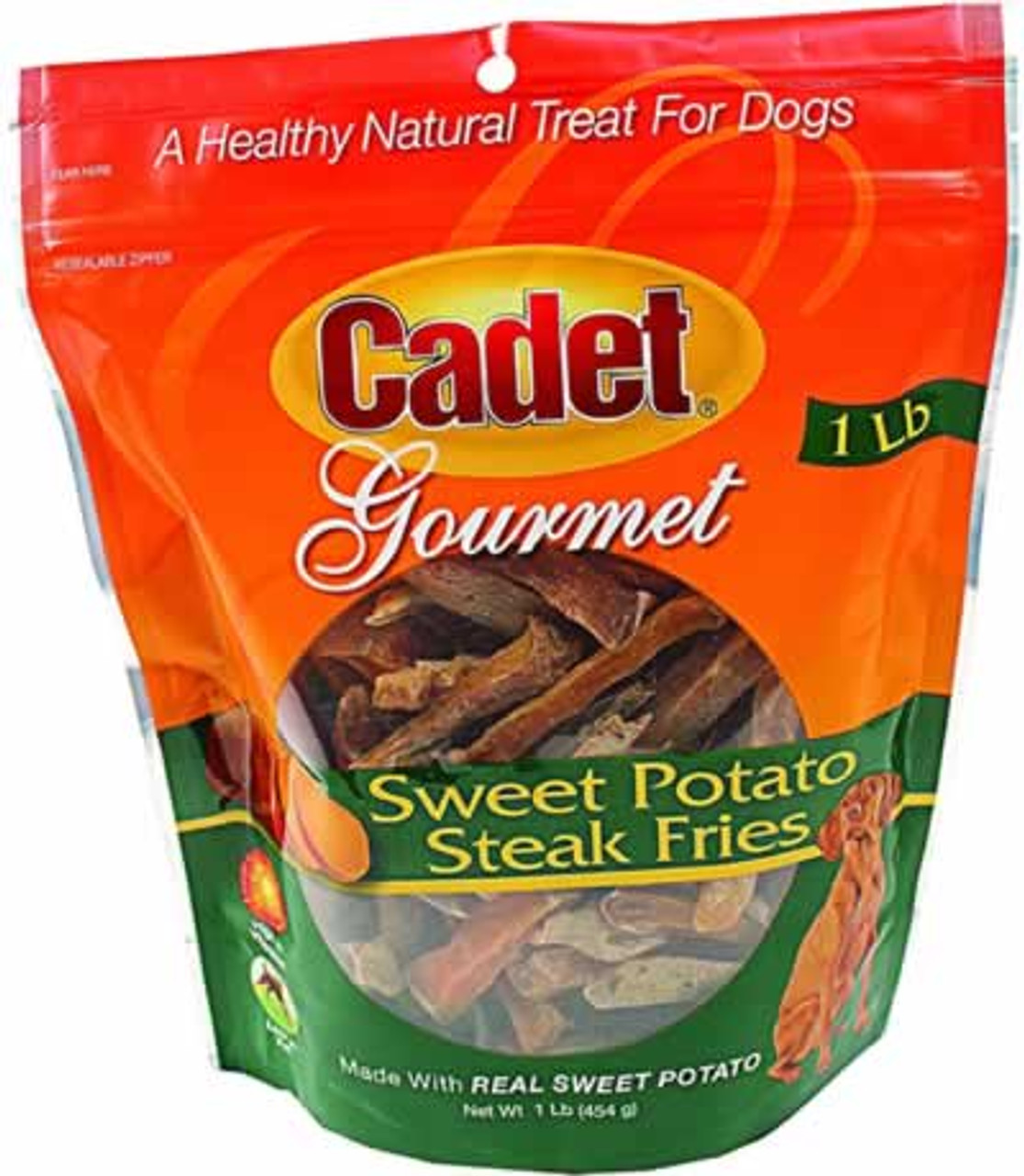 Cadet Gourmet Sweet Potato Steak Fries for Dogs 1 Pound