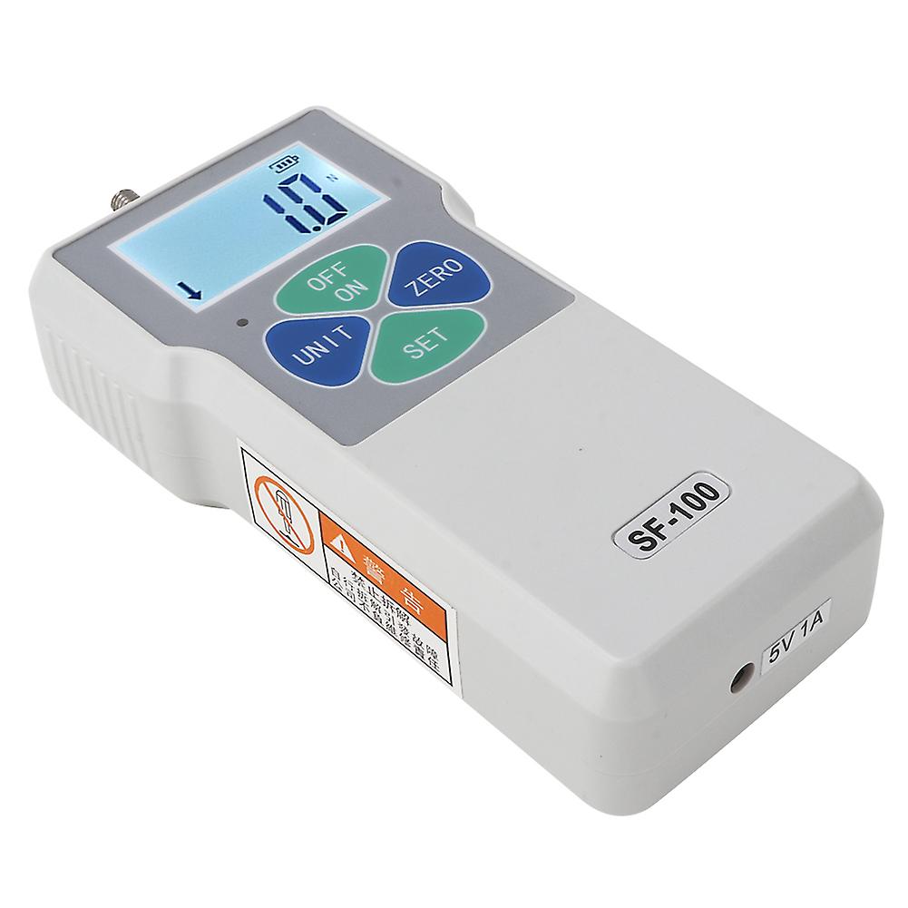 Sf-100 Portable Push And Pull Tester Meter Digital Force Gauge 100n 100-240v(eu Plug)