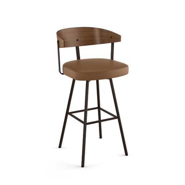 Amisco Quinton Swivel Counter and Bar Stool