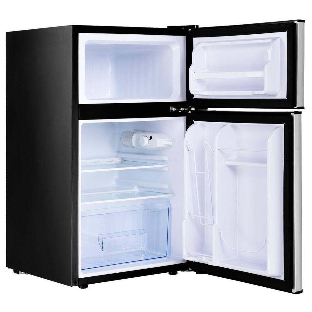 RCA 3.2 cu. ft. Mini Fridge in Stainless RFR834