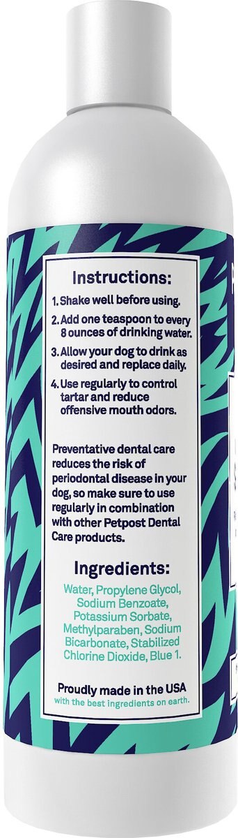 Petpost Dental Solution Dog Dental Water Additive