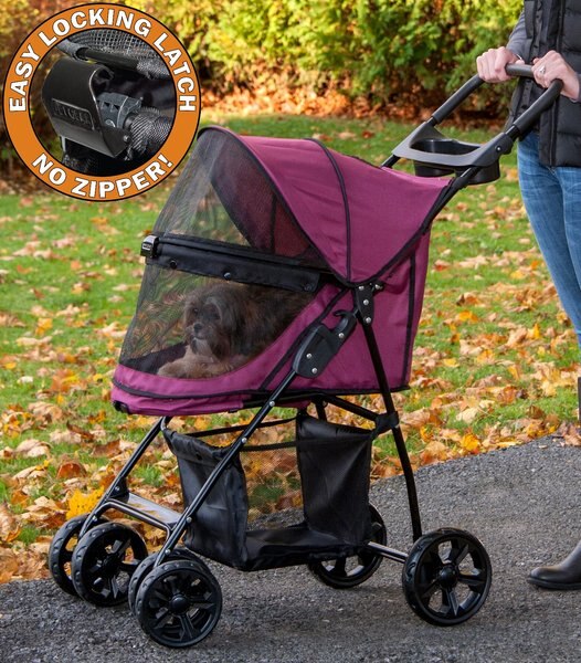 Pet Gear Happy Trails Lite No-Zip Pet Stroller